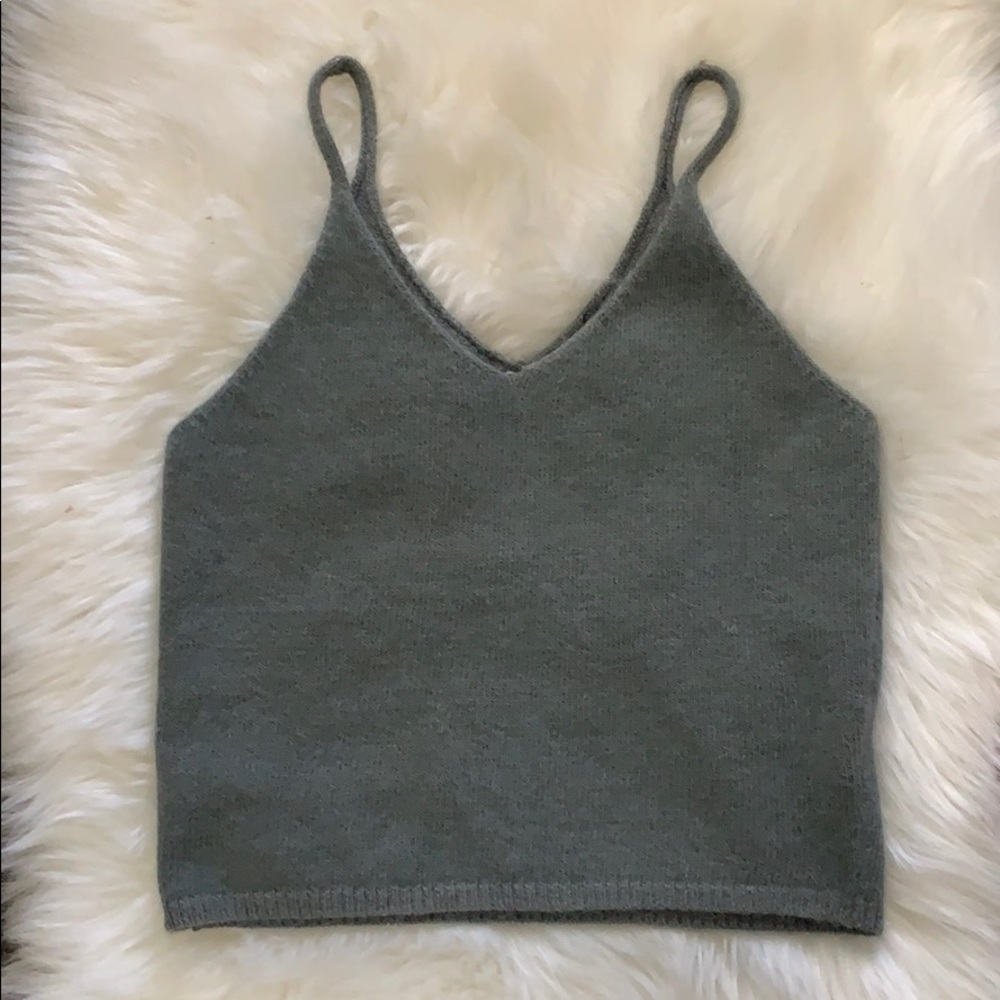 Code X Mode Light Grey Fuzzy Knit